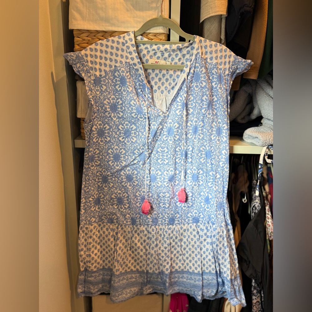 Vineyard Vines Otomi dress with tassels, size Small
